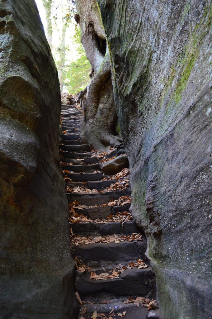 Hocking hills nature stairway